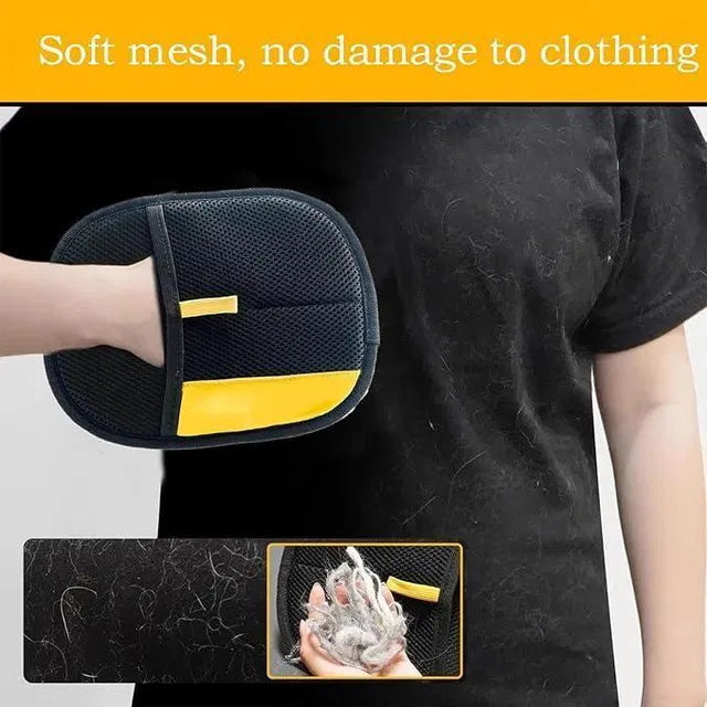 Pet Hair Removal Gloves – Remove Hair from Any Surface & Groom Your Pet